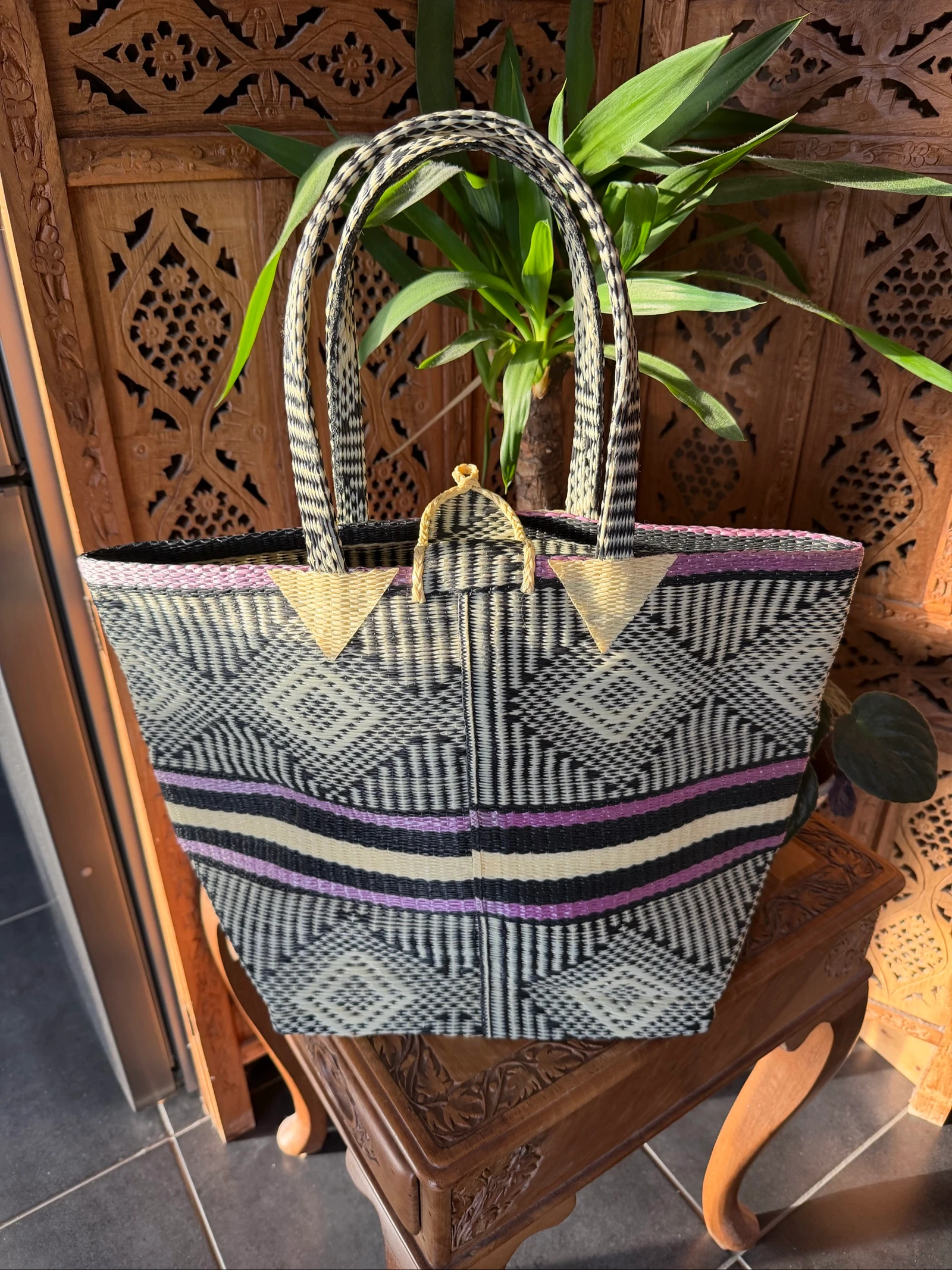 Nieuwe gevlochten strandtas – photo 2